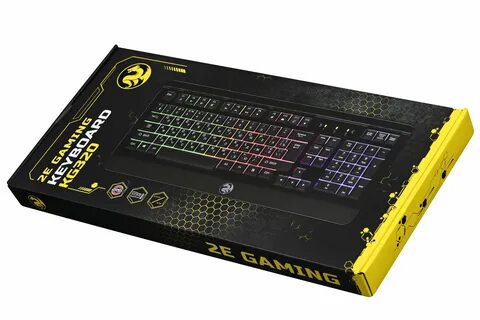 Клавиатура игровая 2E Gaming KG320 LED USB, Black