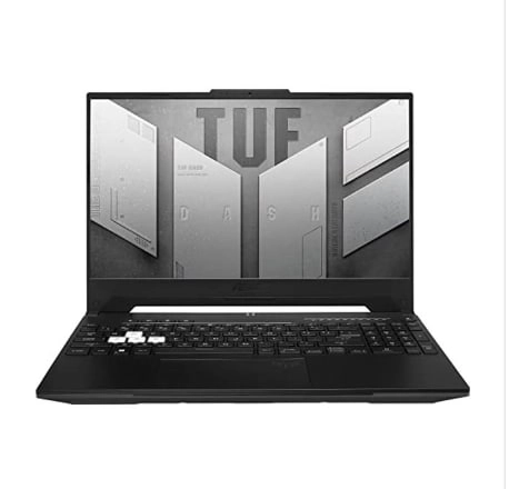 Ноутбук ASUS TUF Dash F15 FX517ZR-F15.I73070 1920x1080, Intel Core i7 12650H, RAM 16 ГБ, DDR5, SSD 512 ГБ, NVIDIA GeForce RTX 3070, Windows 11 Home, 90NR0AV3-M001V0, черный