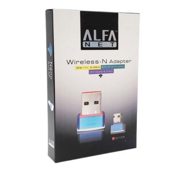 WiFi адаптер Alfa NET W103,150Mbit, 2.4GHz, 802.11