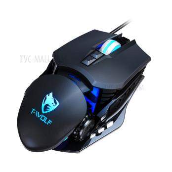 T-Wolf G530 Wired Mouse Colous Luminous Gaming Mouse USB