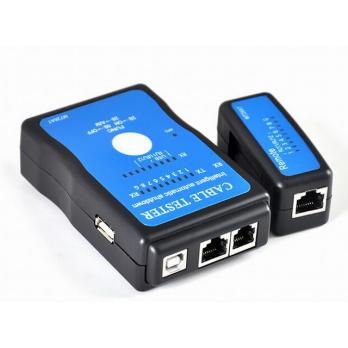 Сетевой кабельный тестер витой пары (LAN RJ-45/RJ-11/USB) M726AT